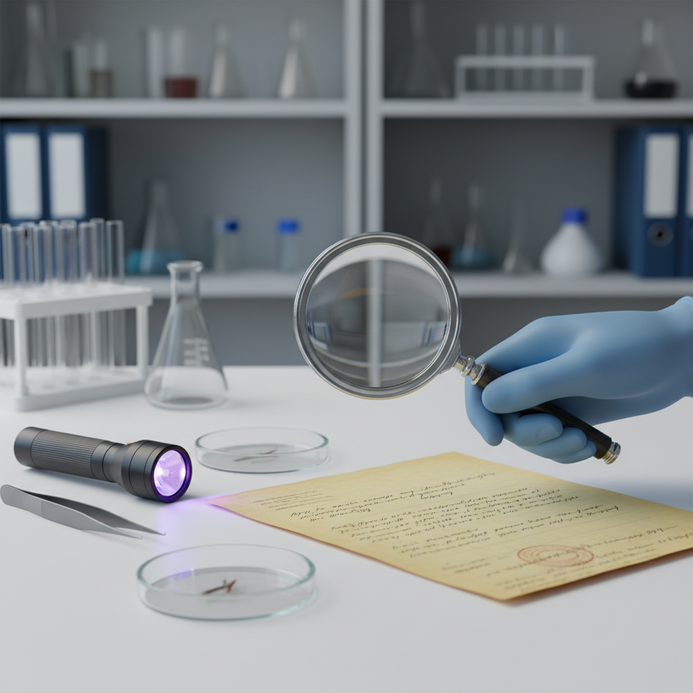 Forgery Experts: Forensic Detection and Document Examination Insights