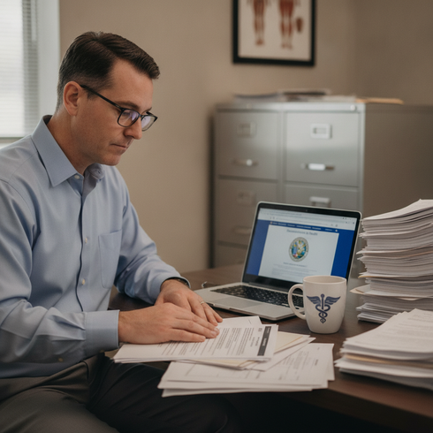 medical-expert-preparing-application-florida-certificate.png