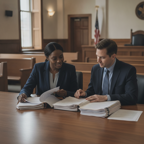 insurance-expert-witness-discussing-documents-courtroom.png