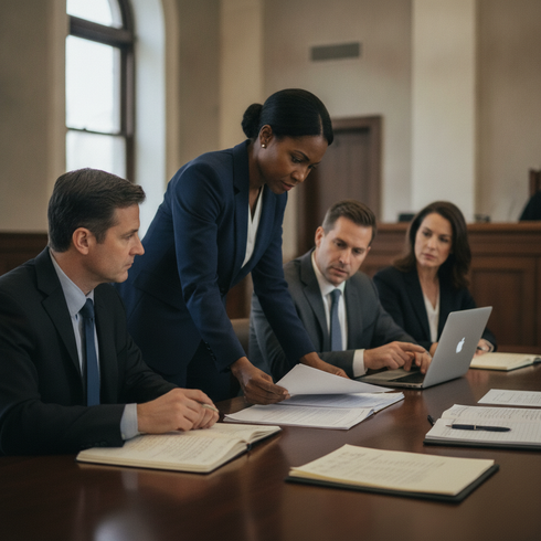 attorneys-reviewing-defamation-evidence-courtroom.png